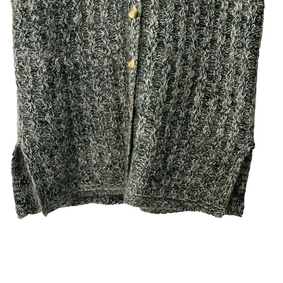 Silk Mohair Blend V Neck Sweater Best Cardigan Longline Button Front M Prepy - Picture 2 of 14